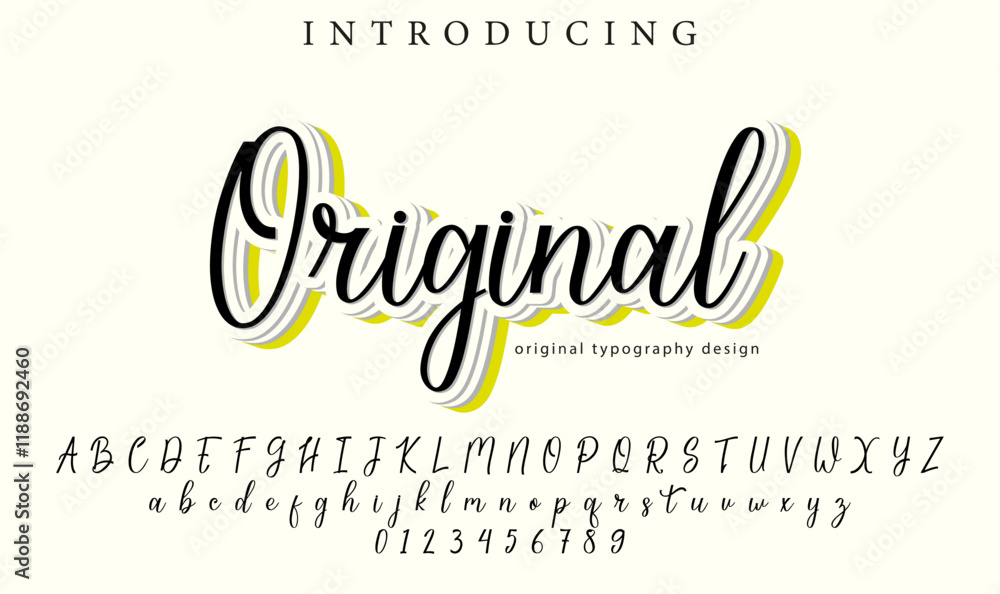 Original Font Stylish brush painted an uppercase vector letters, alphabet, typeface Original Font Stylish brush painted an uppercase vector letters, alphabet, typeface