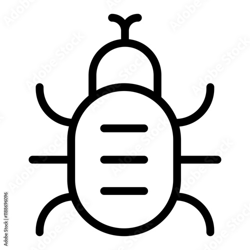 bug outline icon