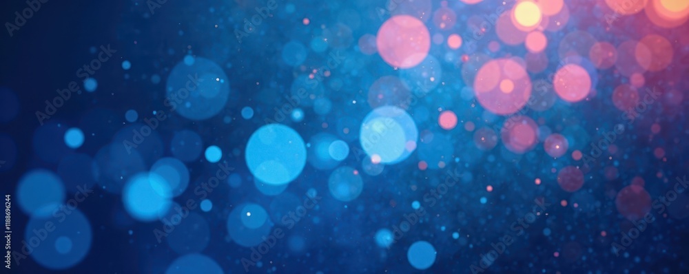 Obraz premium Blurred blue circles, speckled background texture , dots, art