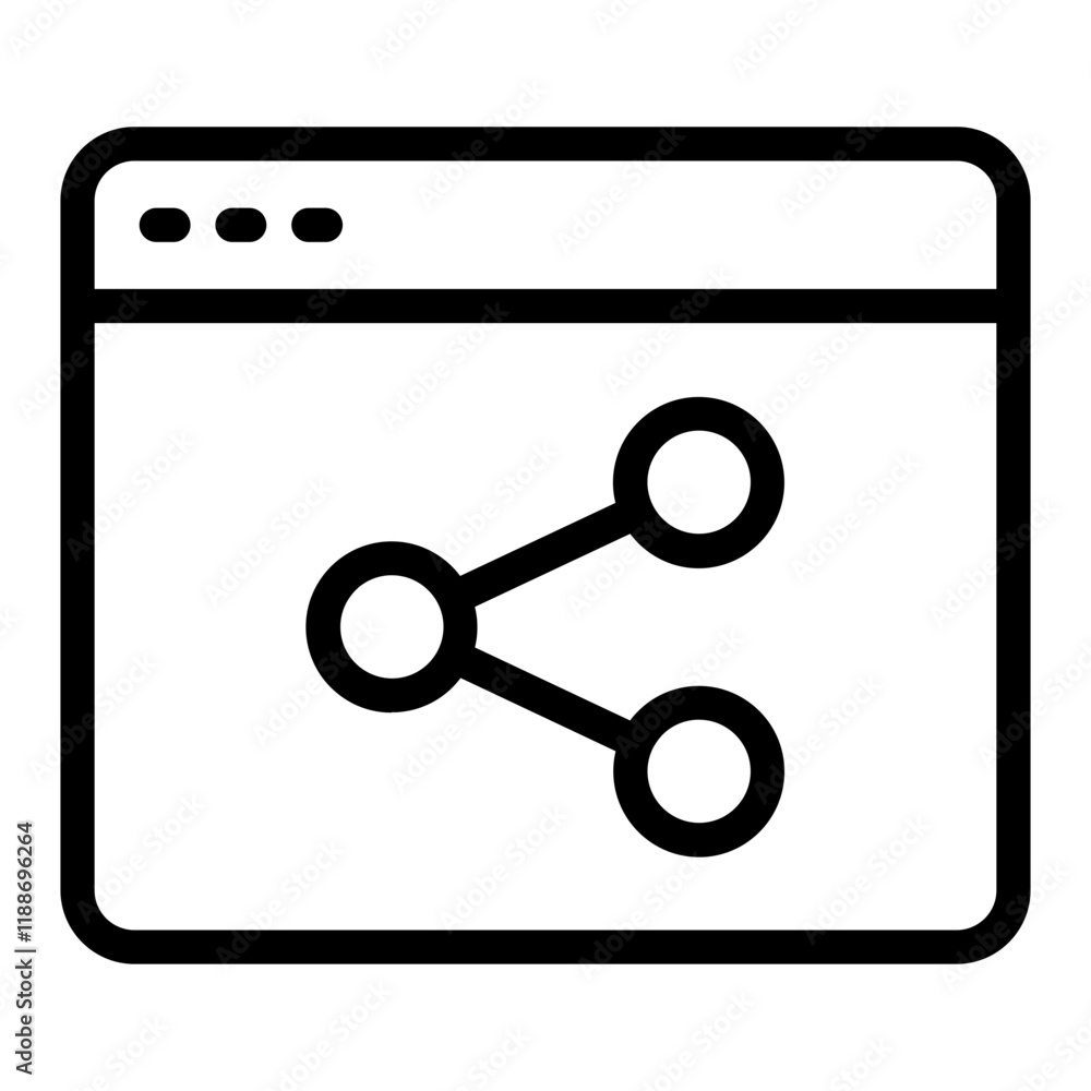 connection outline icon connection outline icon