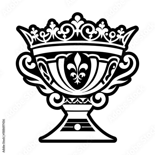 A filled style icon of chalice
