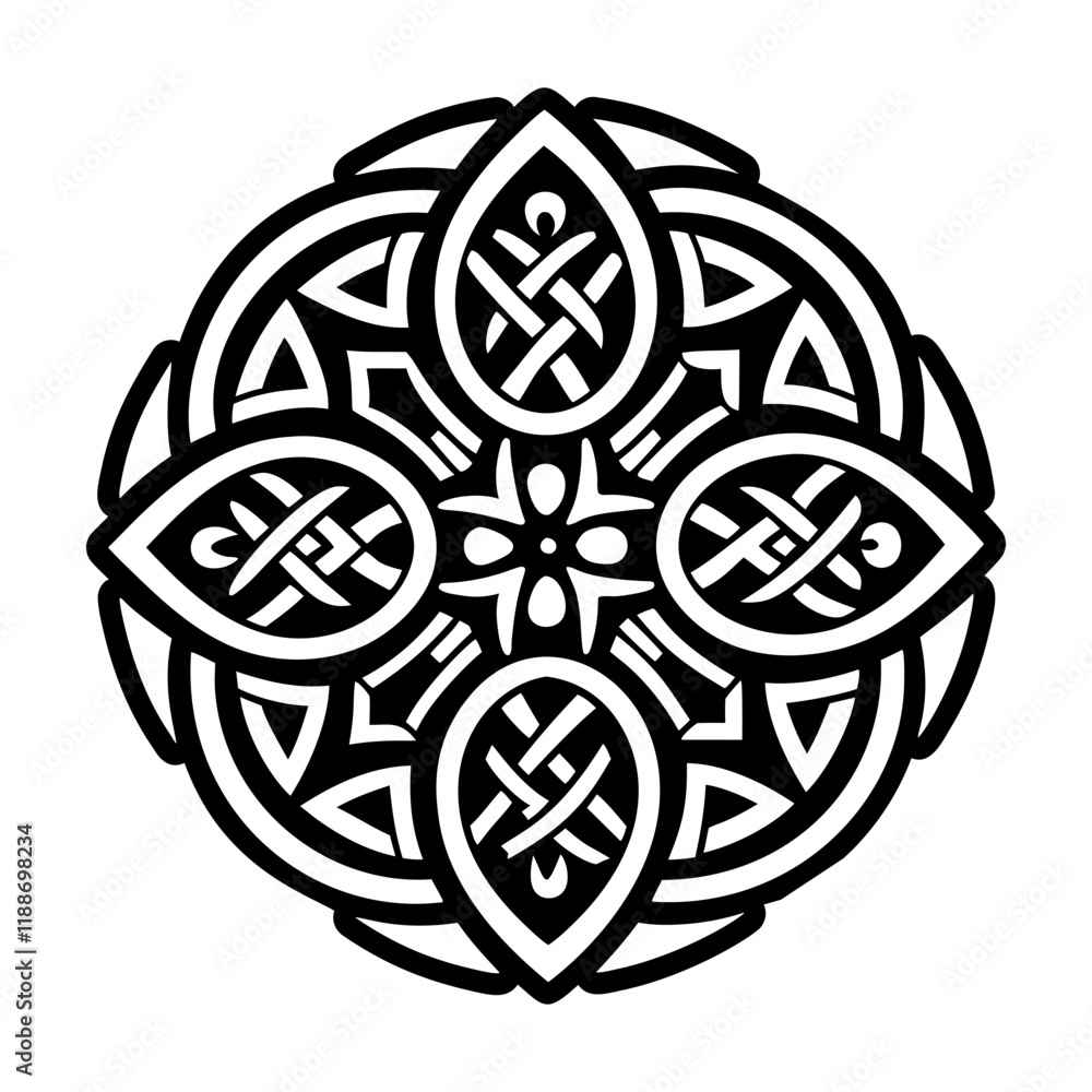 A solid style icon of mosaic pattern A solid style icon of mosaic pattern