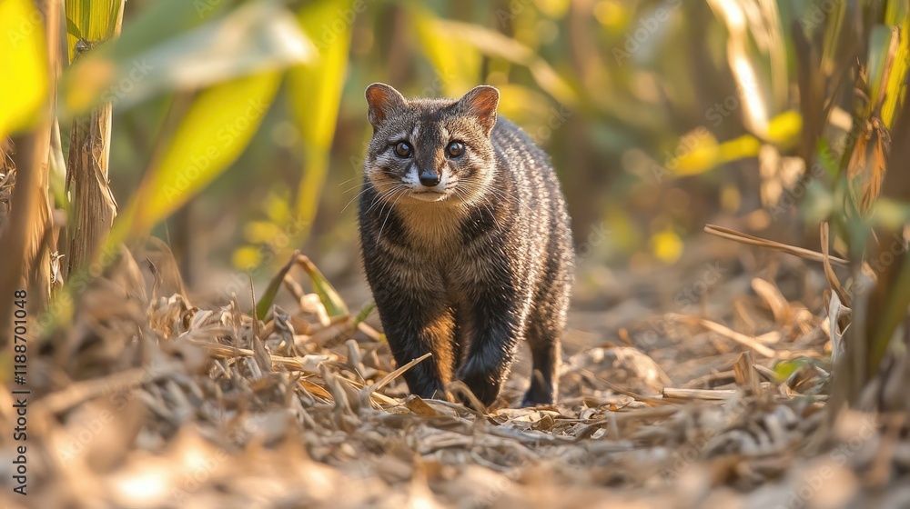 Fototapeta premium The mighty, domineering and very cute civet cat