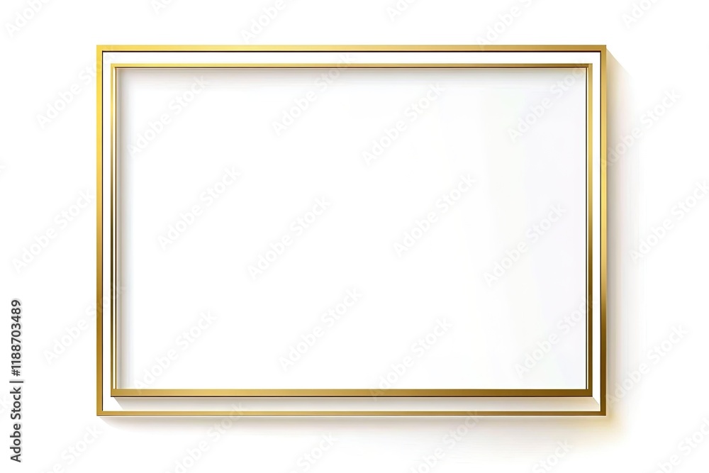 Elegant Gold Thin Border Frame: Perfect for Invitations, Certificates, Logos, and More! High-Resolution Vector Elegant Gold Thin Border Frame: Perfect for Invitations, Certificates, Logos, and More! High-Resolution Vector