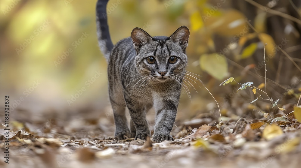 Naklejka premium The mighty, domineering and very cute civet cat