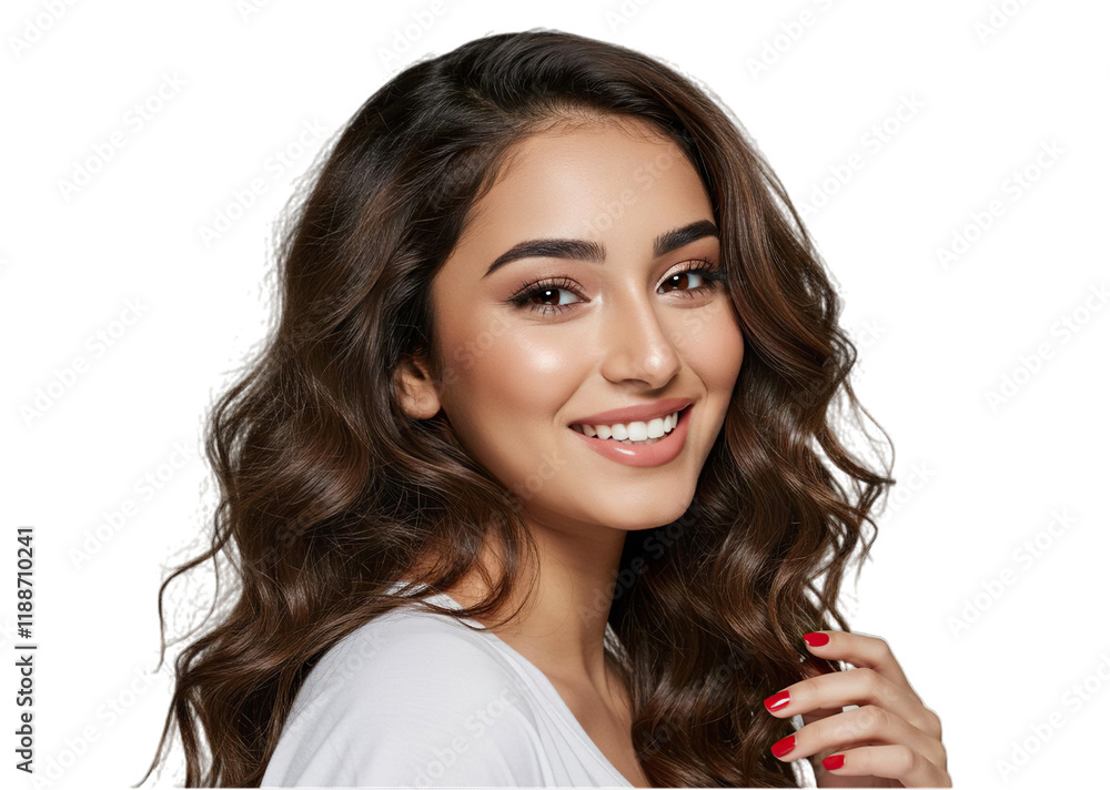 Portrait of young beautiful woman with perfect smooth skin isolated over white background. Tenderness and sensuality. Concept of natural beauty, plastic surgery, cosmetology, cosmetics, skin care Portrait of young beautiful woman with perfect smooth skin isolated over white background. Tenderness and sensuality. Concept of natural beauty, plastic surgery, cosmetology, cosmetics, skin care
