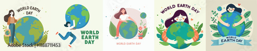 Women celebrating World Earth Day