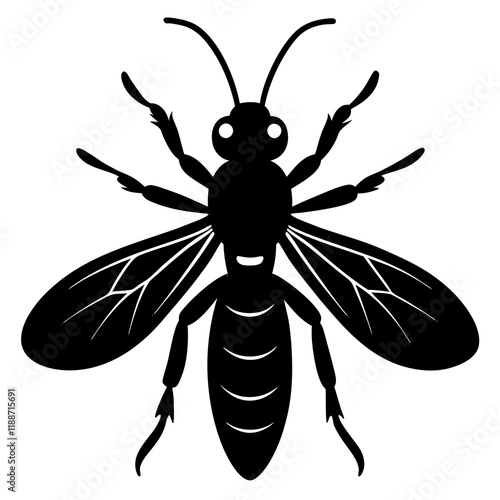 illustration of a wasp