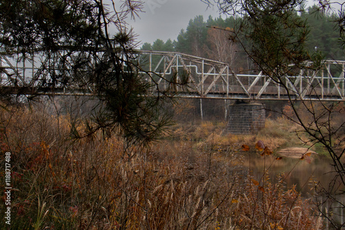 bridge in autumn