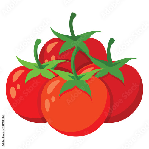 tomato isolated on white background