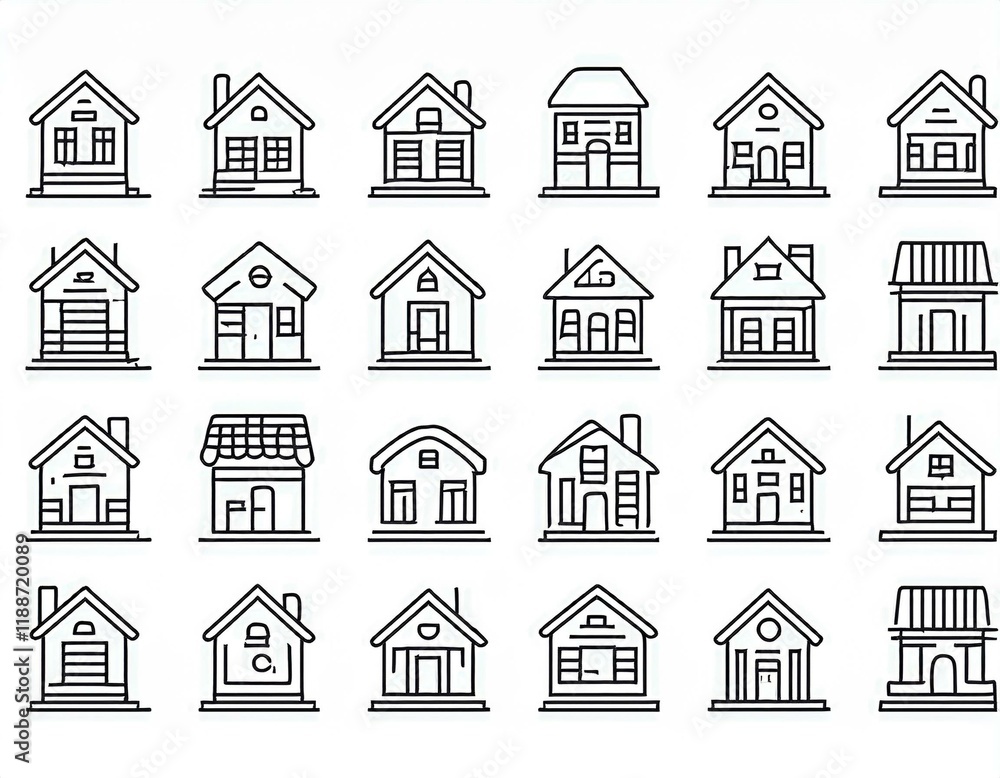 home line icons 256 x 256
home line icons 256 x 256