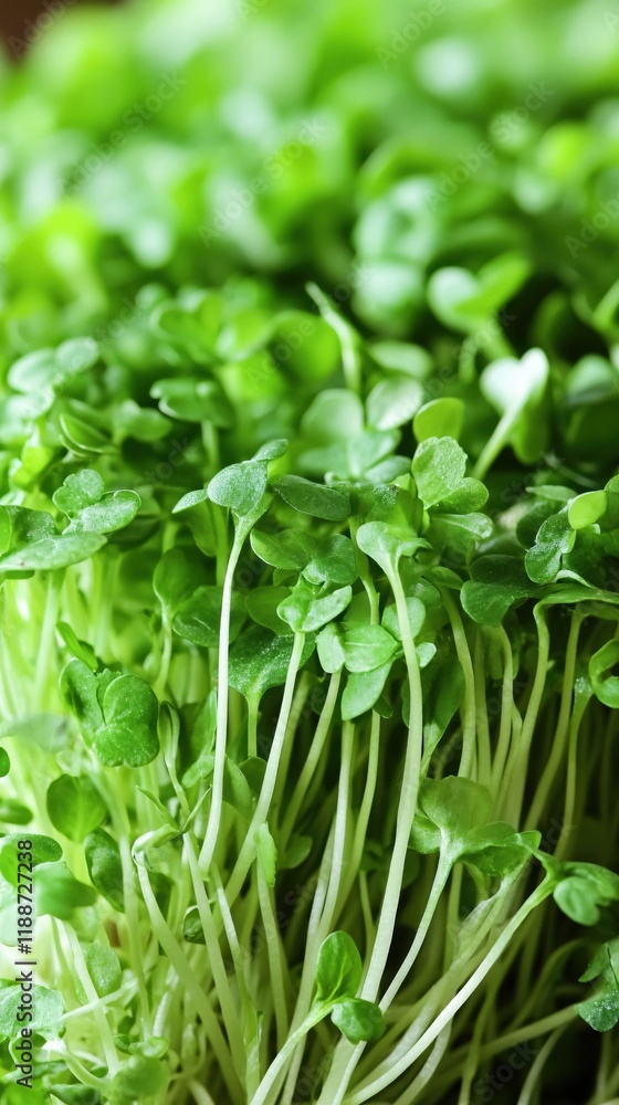 Vibrant Green Microgreens Fresh Sprouts Healthy Eating Natural Food Garden Growth Vibrant Green Microgreens Fresh Sprouts Healthy Eating Natural Food Garden Growth