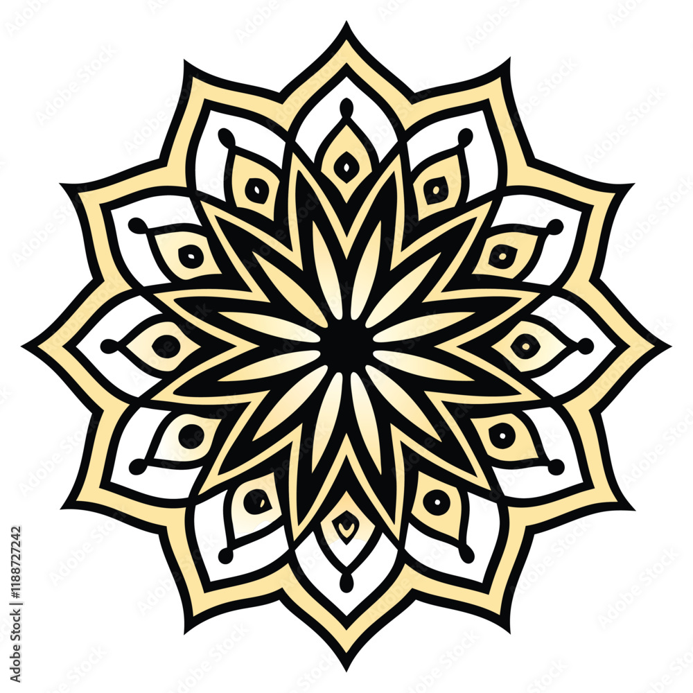 Lineal mandala background design Lineal mandala background design