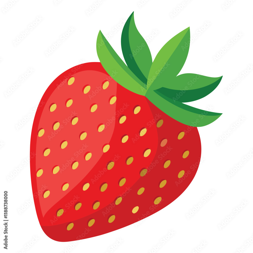 Obraz premium strawberry isolated on white