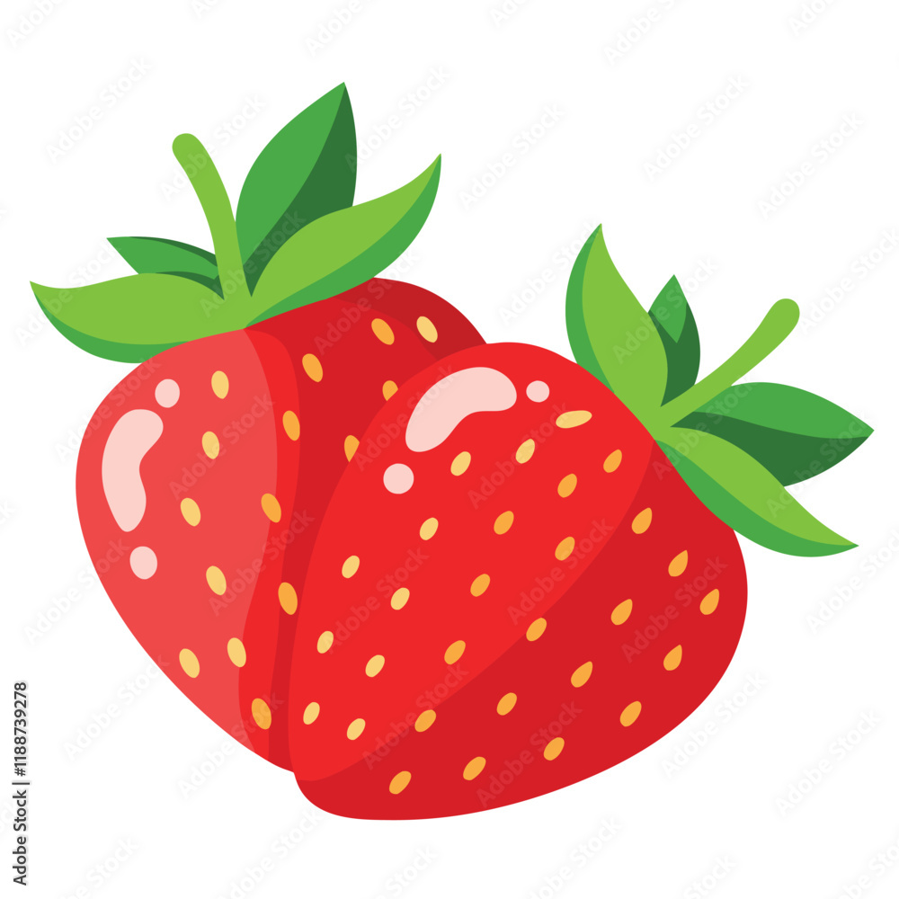 strawberry isolated on white background strawberry isolated on white background