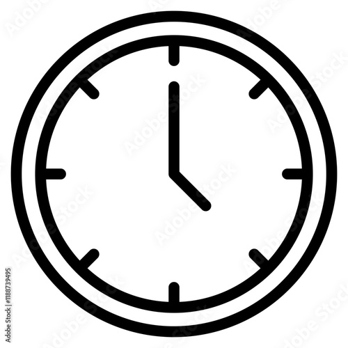 time icon vector - line icons