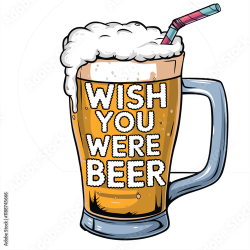 Wish You Were Beer: A Whimsical Invitation