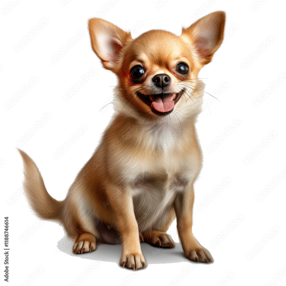 chihuahua puppy on white background chihuahua puppy on white background