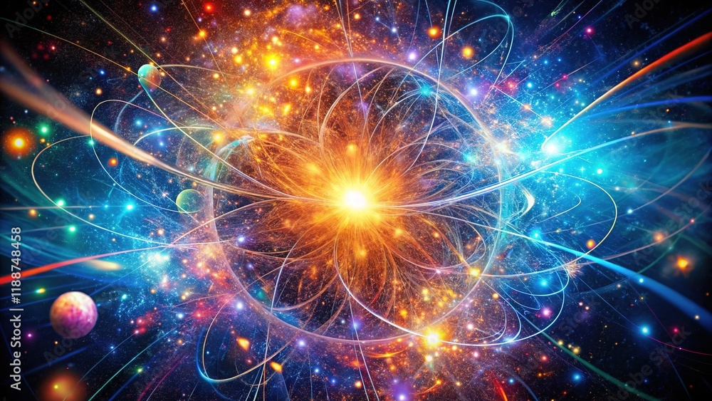 Abstract Quantum Entanglement: Cosmic Dance of Particles Abstract Quantum Entanglement: Cosmic Dance of Particles