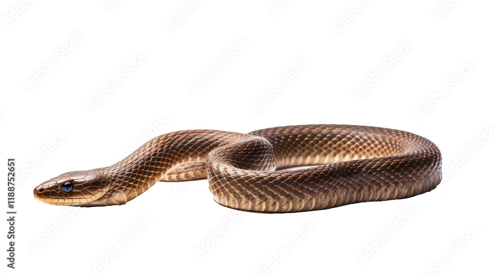 Fototapeta premium snake in front of background