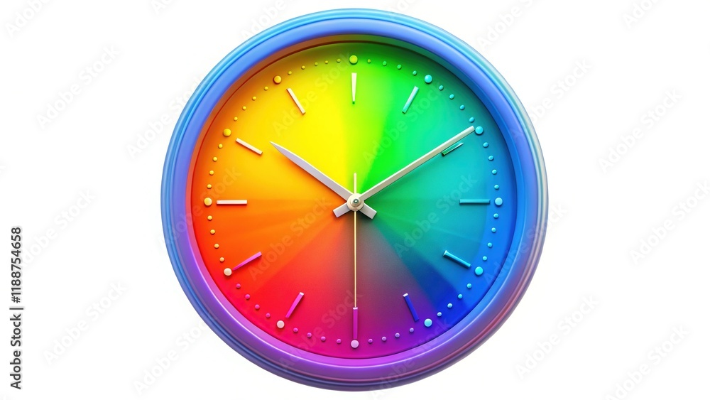 Clock Face 5:30 PM/AM, Bright Colorful Wall Clock, Sharp Detailed Images, High-Resolution Photography Clock Face 5:30 PM/AM, Bright Colorful Wall Clock, Sharp Detailed Images, High-Resolution Photography