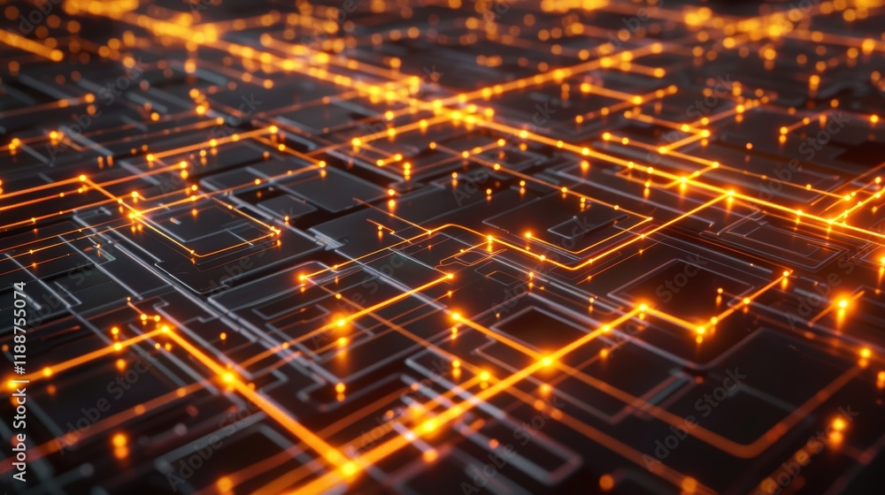 Fototapeta premium Abstract Network Wallpaper