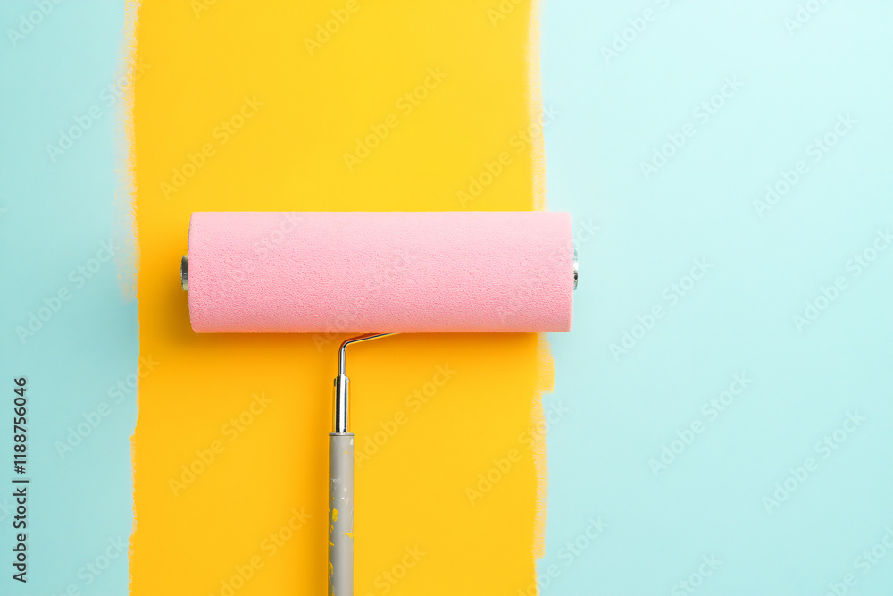Obraz premium wall paint roller