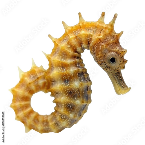 Seahorse isolated on transparent background photo