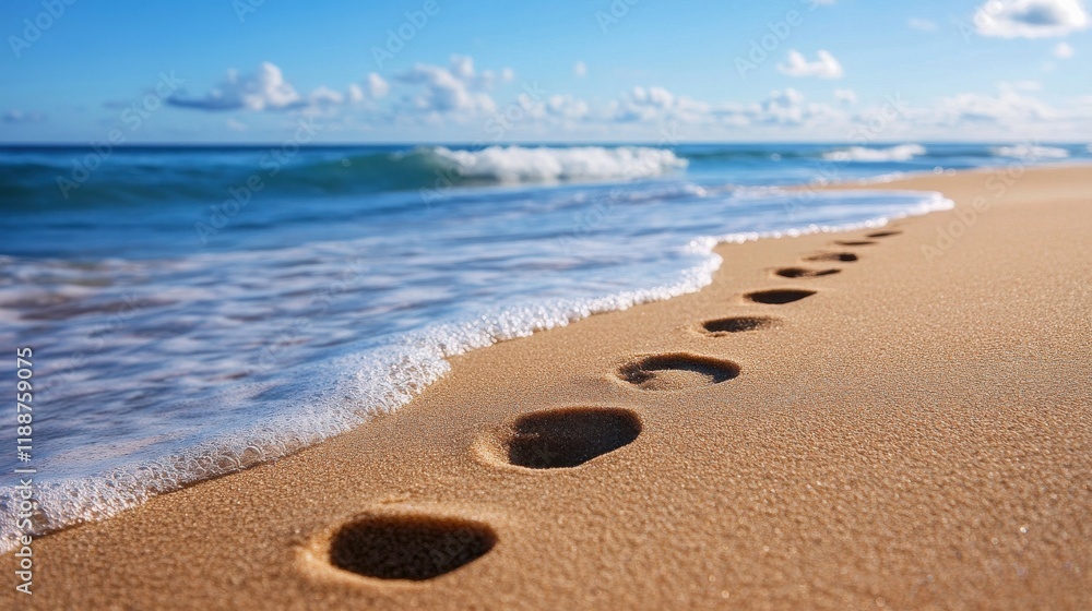 Footprints on the Beach: A Coastal Journey Footprints on the Beach: A Coastal Journey