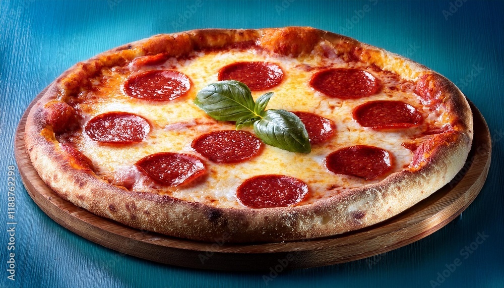 © Rasheeda - pizza with salami and cheese