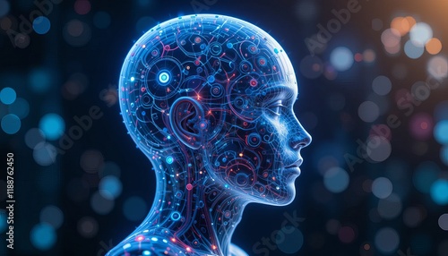 Artificial intelligence in humanoid head