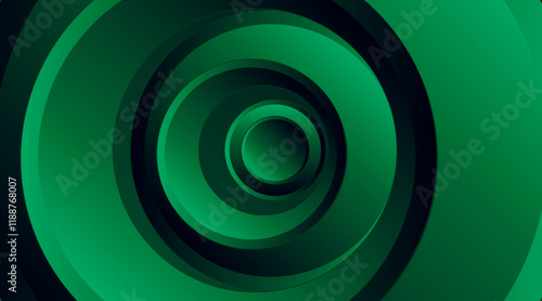 Wallpaper Mural 3d circular shape geometric background design | Abstract background design for flyer, banner, futuristic, texture | Modern abstract geometric vector design with green color Torontodigital.ca