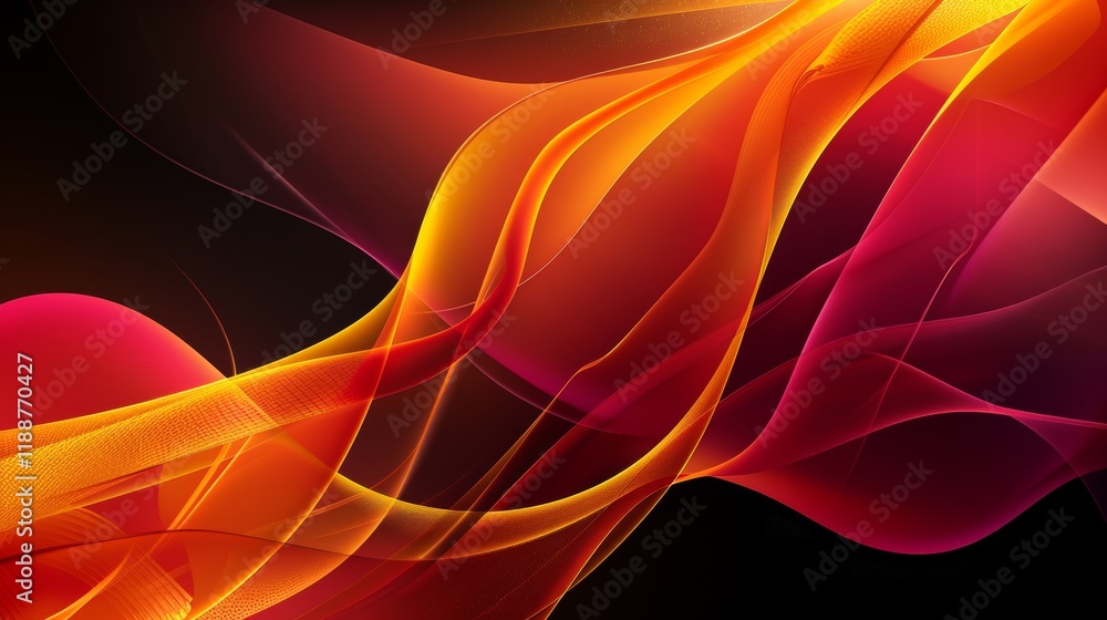 Fototapeta premium Abstract Flame Wallpaper