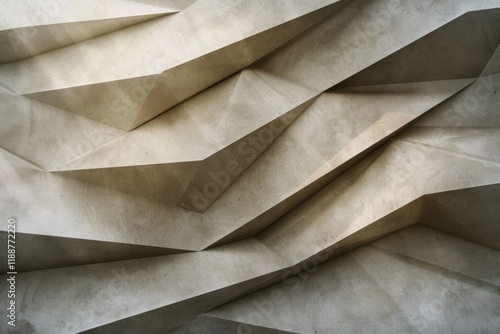 Wallpaper Mural Modern abstract folded paper texture in beige and brown tones for design and decor Torontodigital.ca