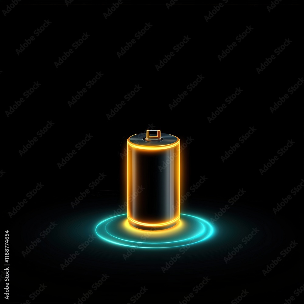 A symbolic glowing battery icon representing extended playtime. A symbolic glowing battery icon representing extended playtime.