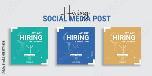 We Are Hiring Social Media Post Template