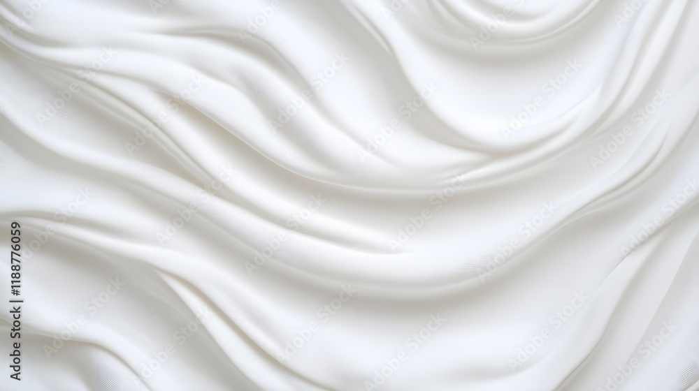 Obraz premium Smooth White Textured Background for Minimalist Photography and Layouts