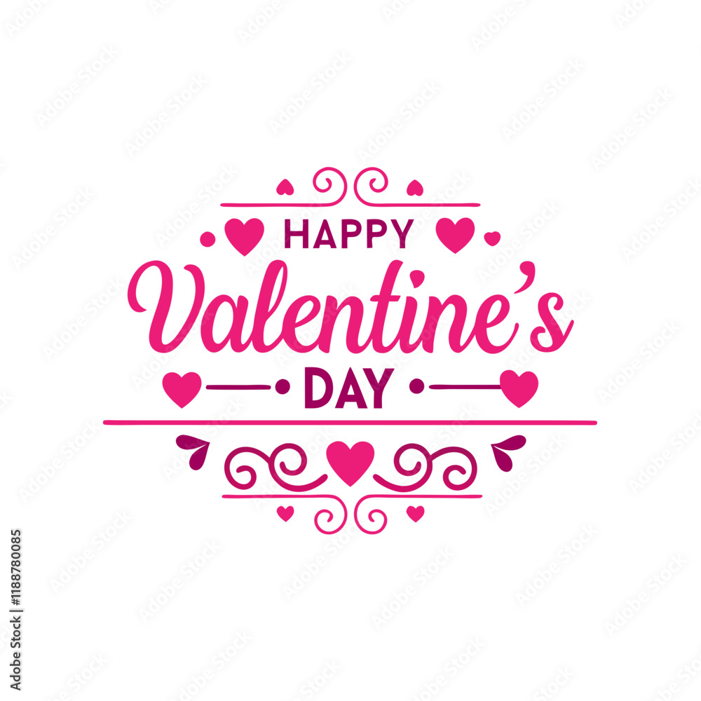Happy Valentines day typography t-shirt design on white background Happy Valentines day typography t-shirt design on white background