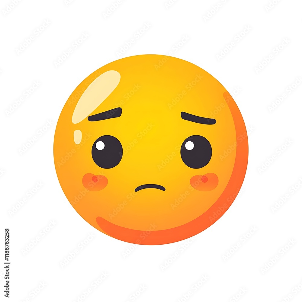 Emotional expressions of sadness digital art colorful emoji vibrant design creative perspective Emotional expressions of sadness digital art colorful emoji vibrant design creative perspective