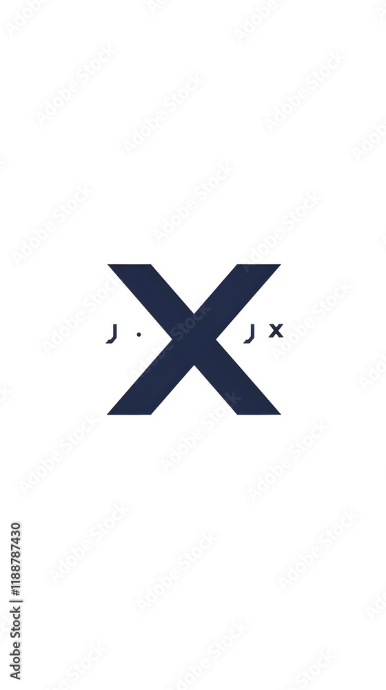 Modern and Sleek JX Logo Design - High Quality Stock Photo Modern and Sleek JX Logo Design - High Quality Stock Photo