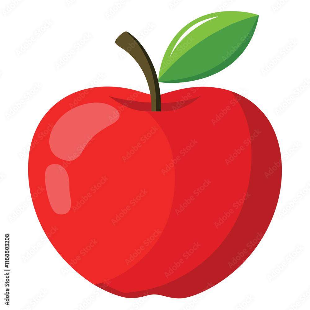 red apple with leaf red apple with leaf