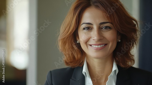 Professional Woman Smiling in Office Setting Free Download Professional Woman Smiling in Office Setting - GFXLoad