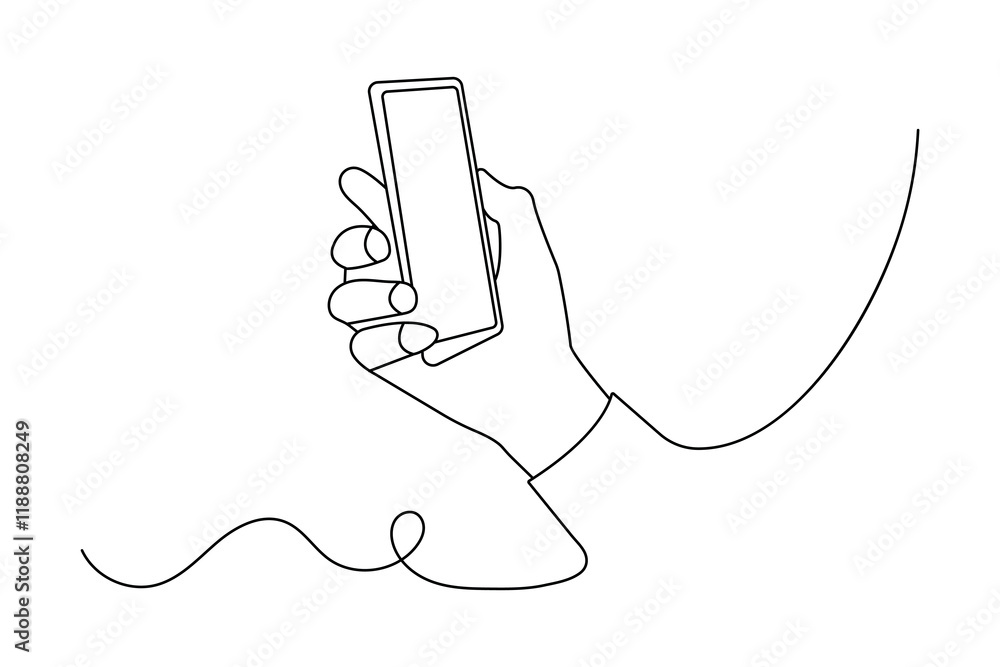 Continuous one line human hand gestures drawing with black and white vector icon
Continuous one line human hand gestures drawing with black and white vector icon