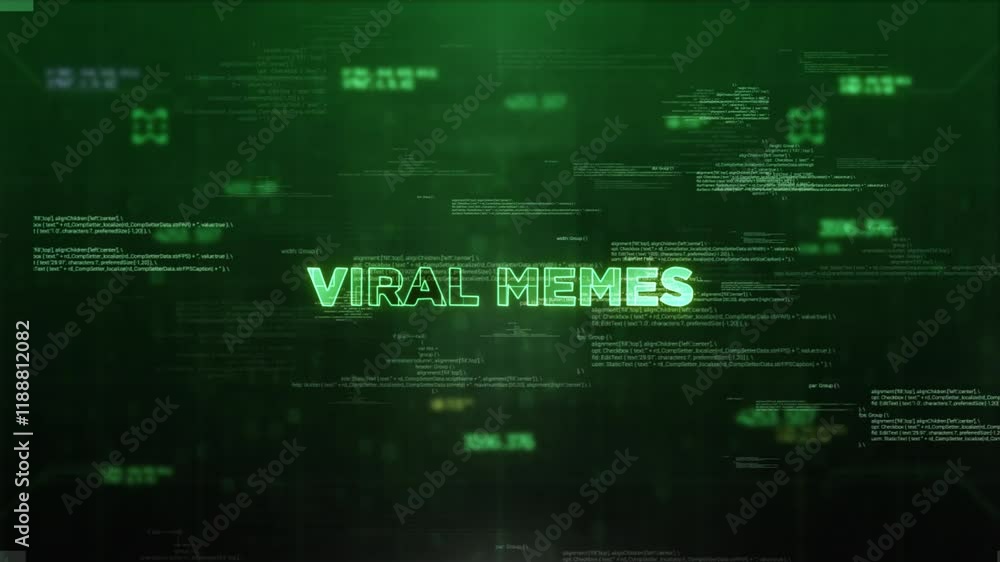 Viral Memes Style Hologram Video Viral Memes Style Hologram Video