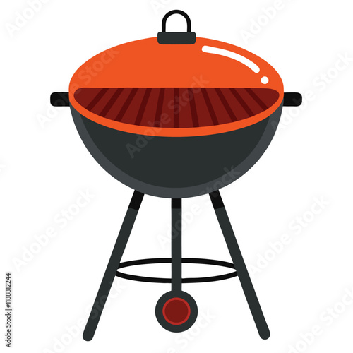 barbecue grill isolated on white background