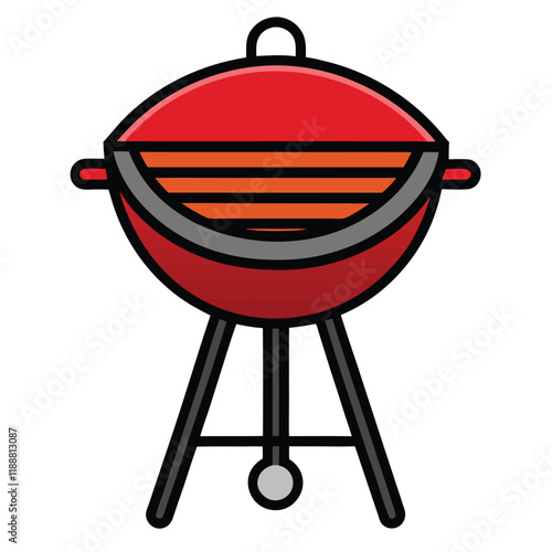 meat on the barbecue