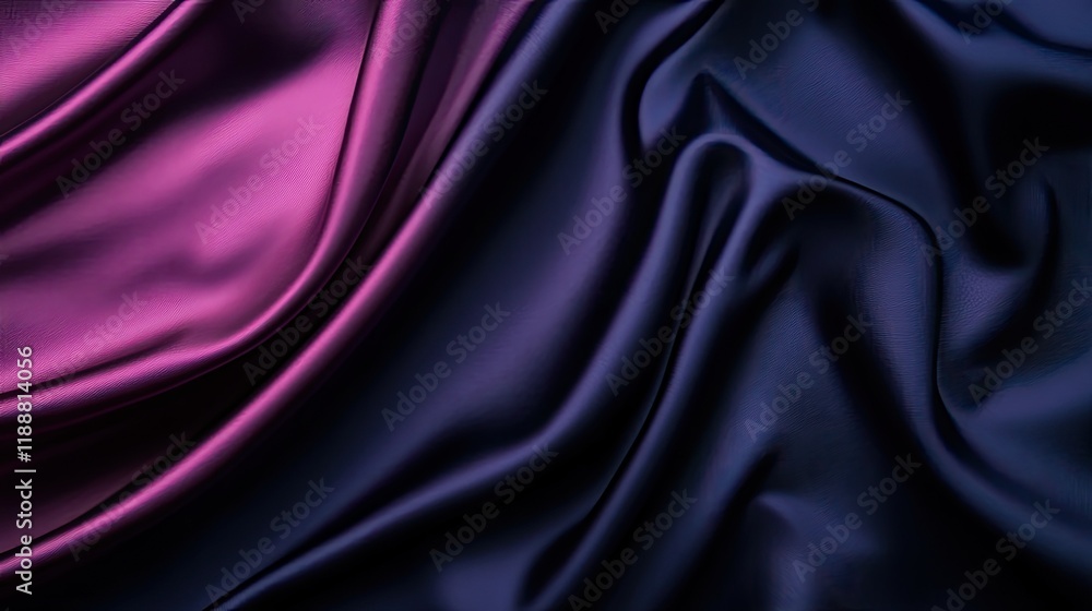 Obraz premium A gradient background transitioning from rich magenta to deep navy blue, creating a vibrant and dynamic aesthetic.