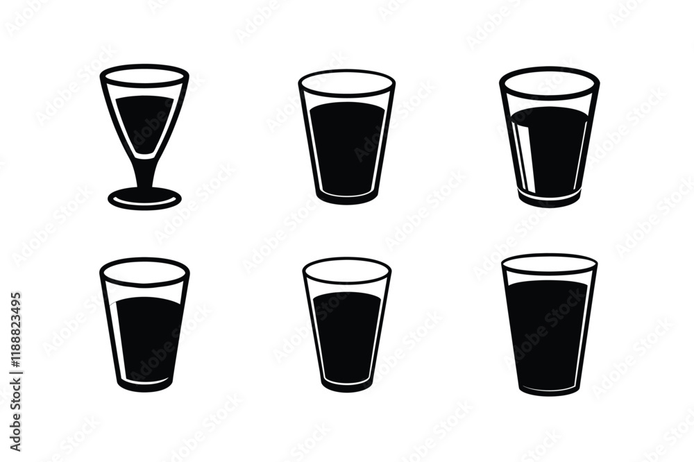 set of drinks set of drinks