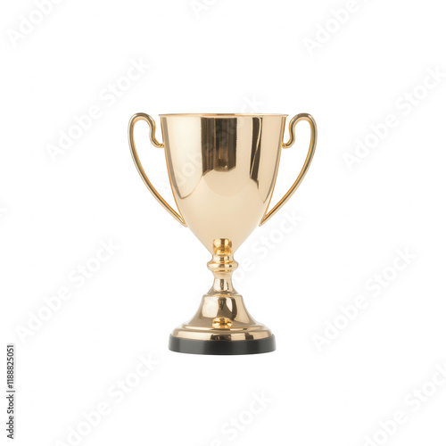 Wallpaper Mural Golden trophy symbolizing victory and achievement in sports competitions., isolated on a transparent background. Torontodigital.ca