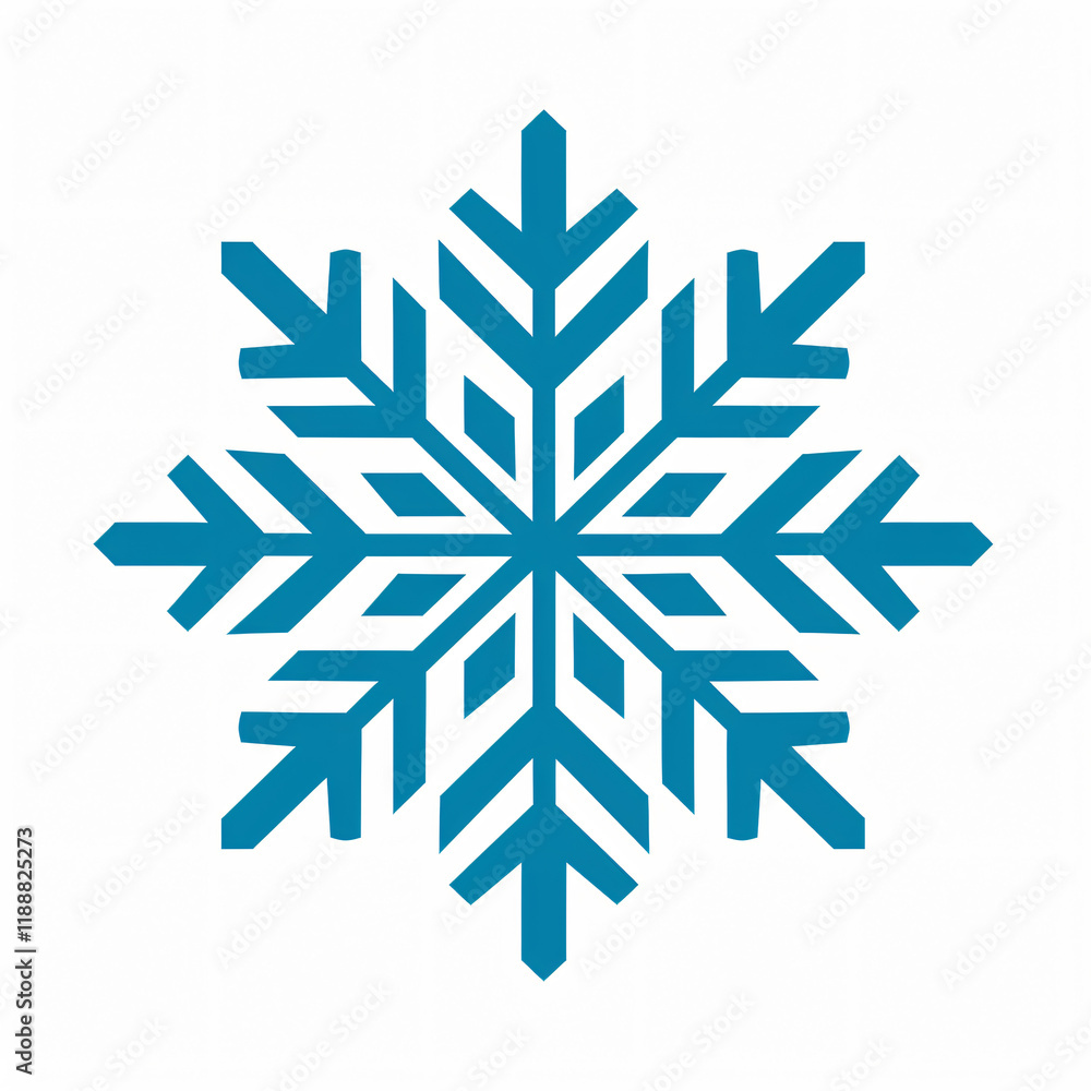 Snowflake Vector Graphic with a Clean and Simple Flat Design ice icon cold white Snowflake Vector Graphic with a Clean and Simple Flat Design ice icon cold white
